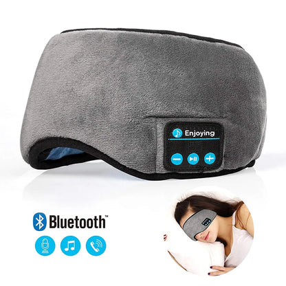 Soft Sleep Mask with Built-In Bluetooth Headphones