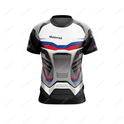 Motorrad For BMW T-Shirt ADVENTURE Racing Team Motorsport Motorcycle Shirt Sports Travel Men's Quick Dry Breathable Jerseys