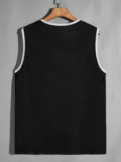 New tank top basketball jersey gym fitness support fan quick drying breathable sweat wicking and soft training clothes