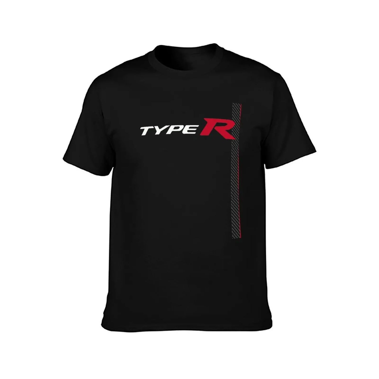 Honda Civic Type R Racing Stripe Carbon Fk8 T-Shirt Short sleeve tee luxury t-shirt mens graphic t-shirts anime